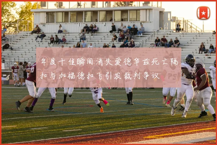 年度十佳瞬间消失爱德华兹死亡隔扣与加福德扣飞引发裁判争议